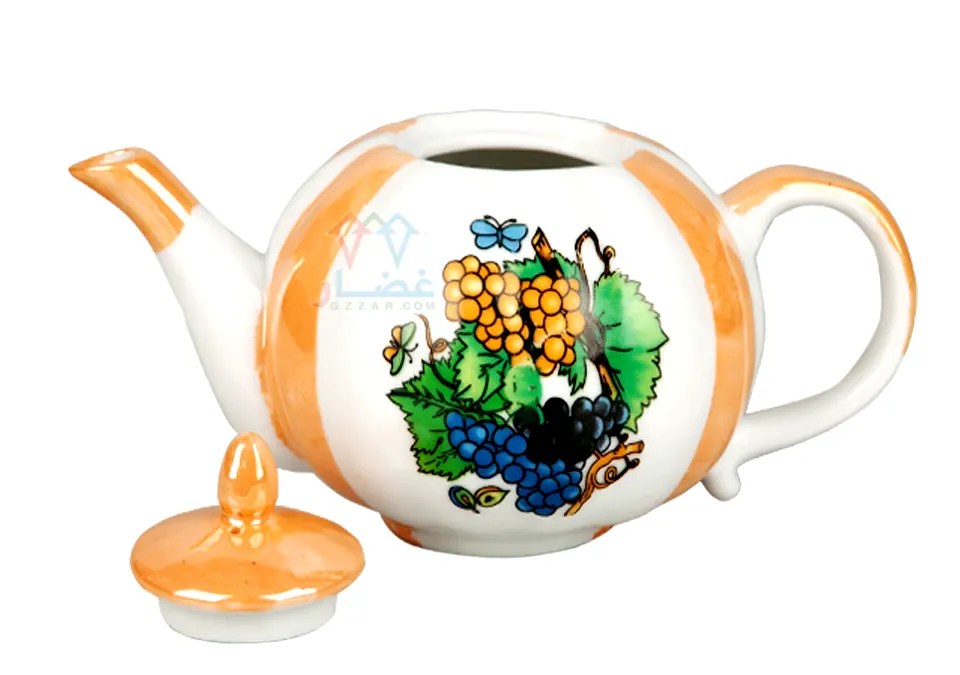 براد شاي اليقطين براد شاي نقشة العنب - الصورة 1