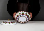 ⁦قدر تقديم غضار ابيض⁩ - الصورة ⁦2⁩