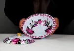 ⁦قدر غضار نقشة شالكي⁩ - الصورة ⁦2⁩