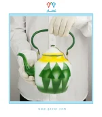⁦إبريق غضار أخضر كبير سعة 2.2 لتر⁩ - الصورة ⁦5⁩