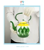 ⁦إبريق غضار لون أخضر سعة 1.7 لتر⁩ - الصورة ⁦5⁩