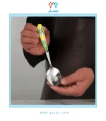 ⁦ملاعق نقش غضار أخضر⁩ - الصورة ⁦2⁩