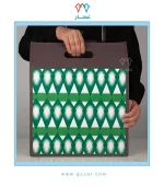 ⁦شنطة ترامس بنقشة الغضار الأخضر⁩ - الصورة ⁦4⁩