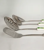 ⁦طقم ملاعق طبخ تراثية غضار أخضر⁩ - الصورة ⁦3⁩